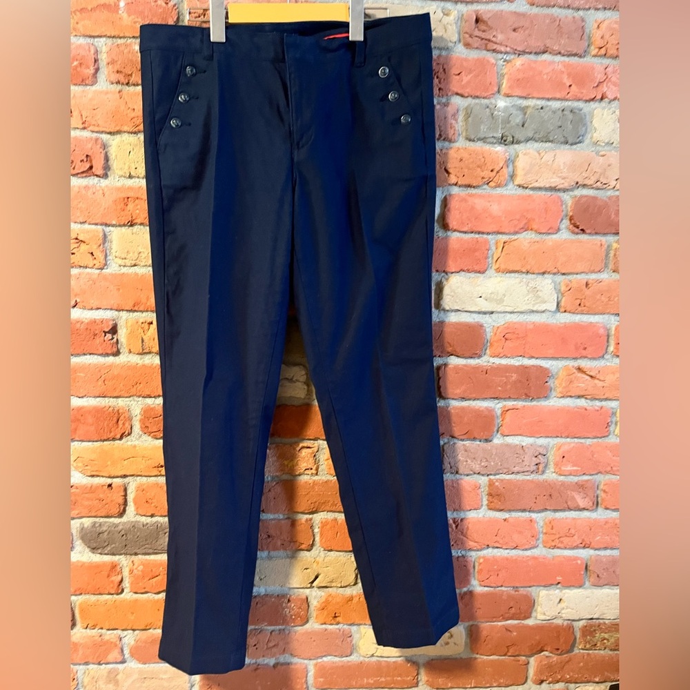 Tommy Hilfiger Women's Navy Chinos. Size 12